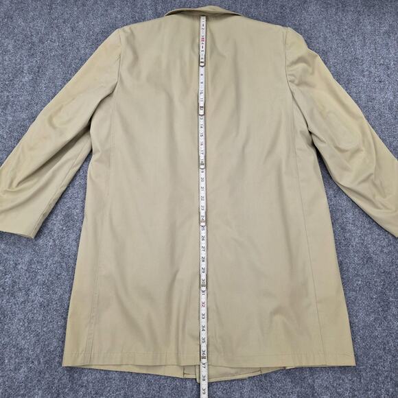 Vintage London Fog Coat Mens 40 Regular Double Breasted Wool Lined 70s Baltimore - Picture 9 of 16